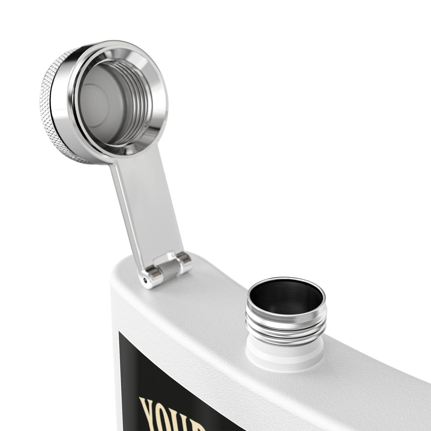 Customizable Stainless Steel Flask – 6 oz