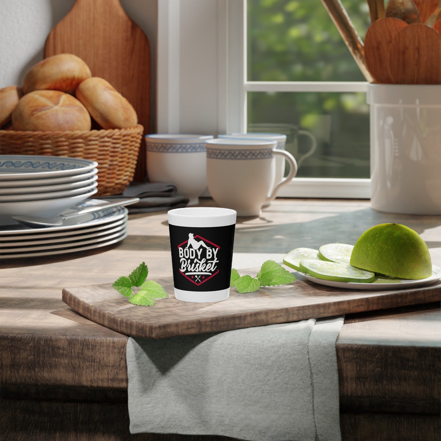 "Body By Brisket" Shot Glass – 1.9 oz