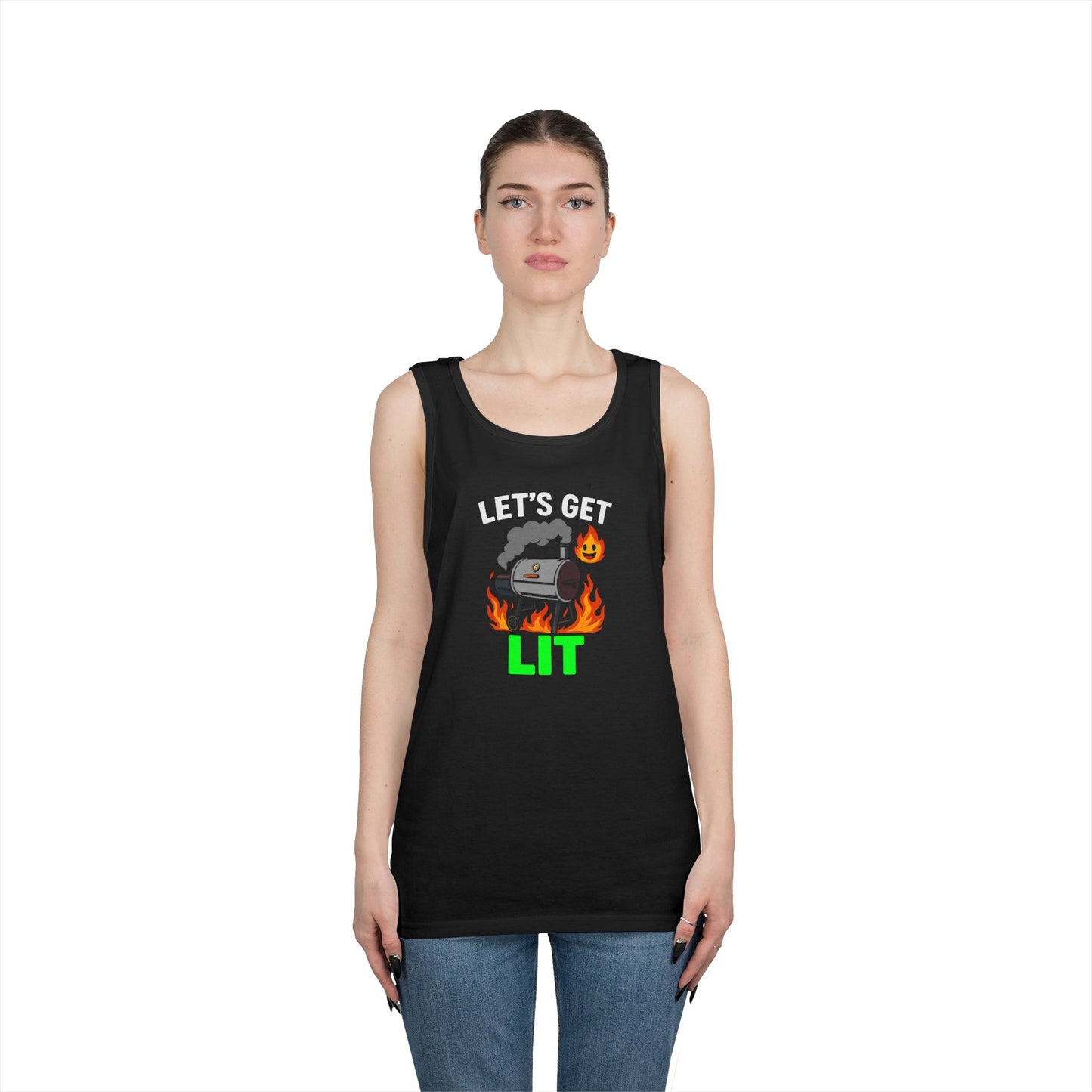 "Let's Get Lit" Unisex Tank Top