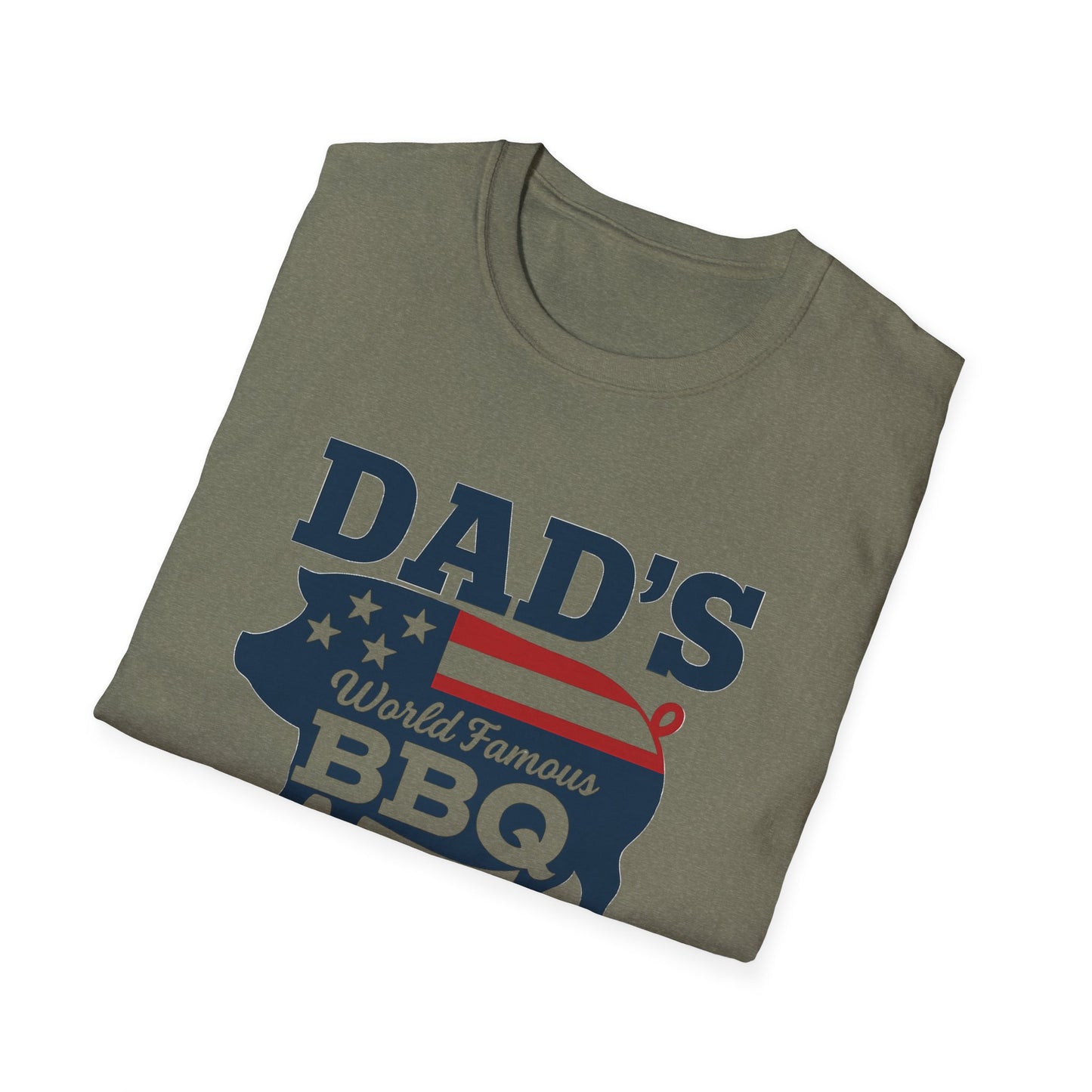 “Dad's BBQ Chillin and Grillin” Softstyle T-Shirt