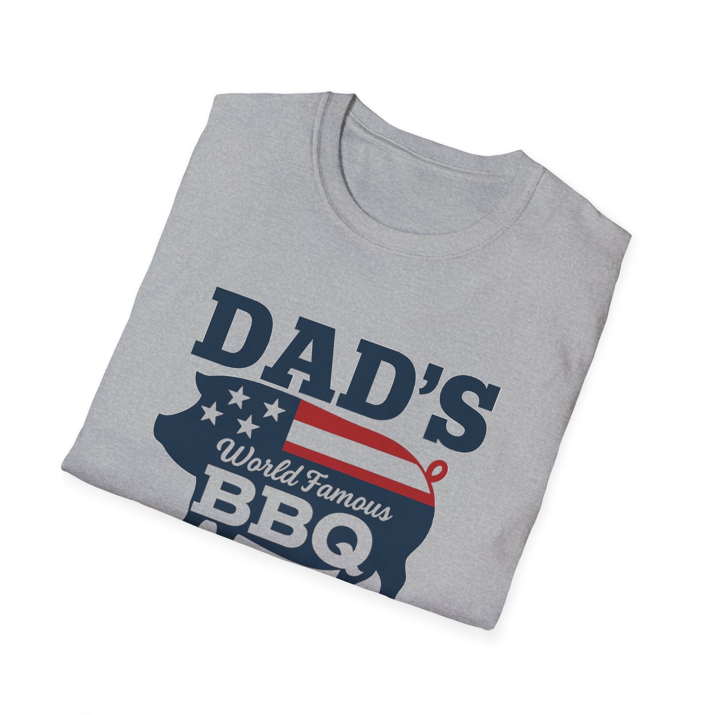 “Dad's BBQ Chillin and Grillin” Softstyle T-Shirt