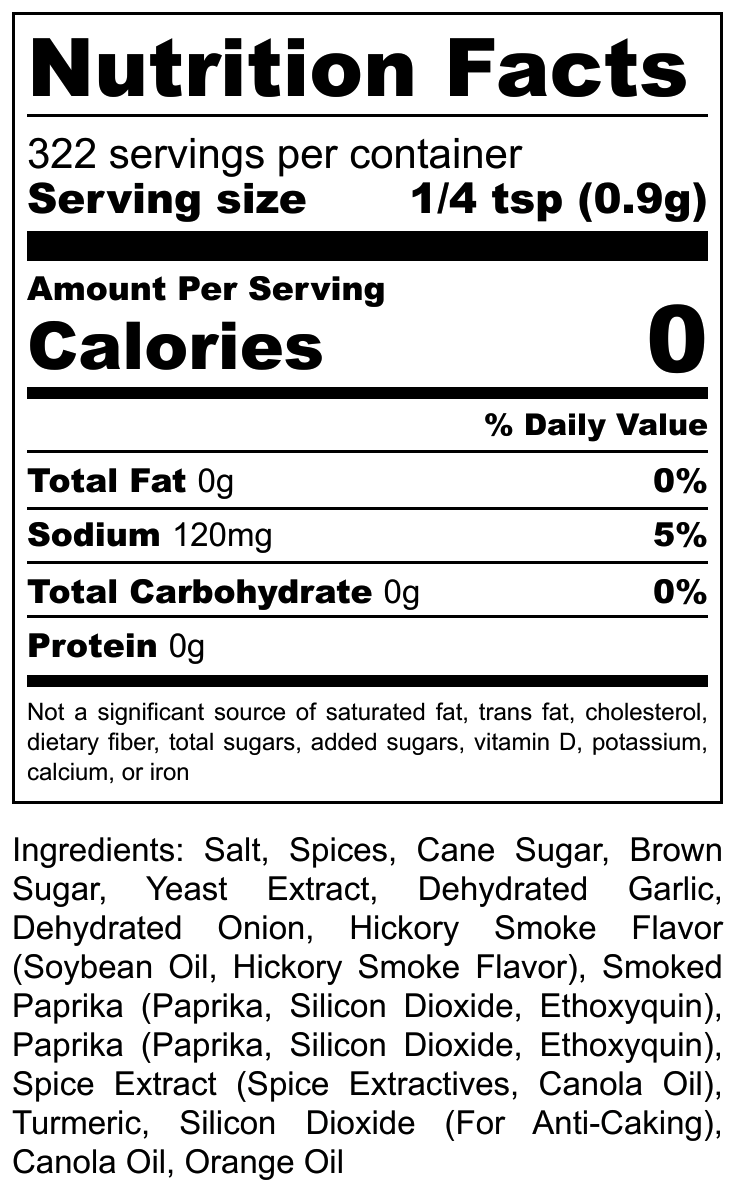 Hi-West Kentucky Blaze Seasoning (Spicy)