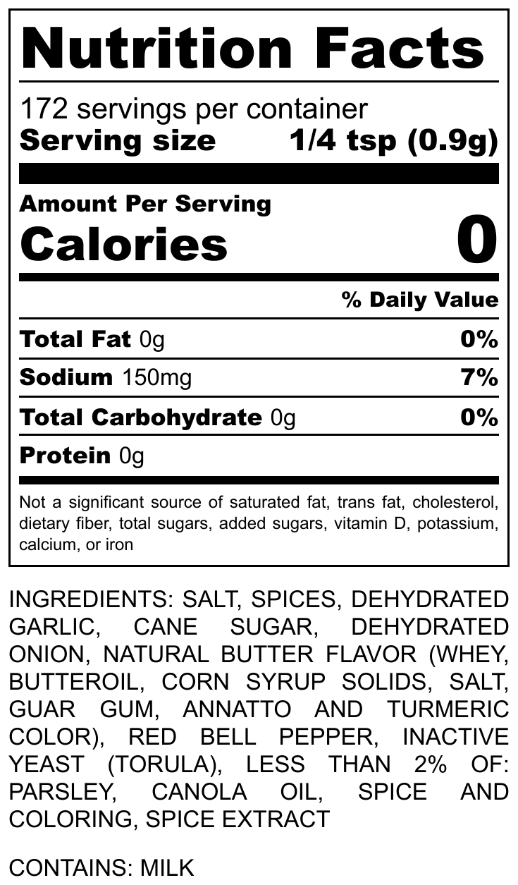 Hi-West Montana Buttery Herb Seasoning