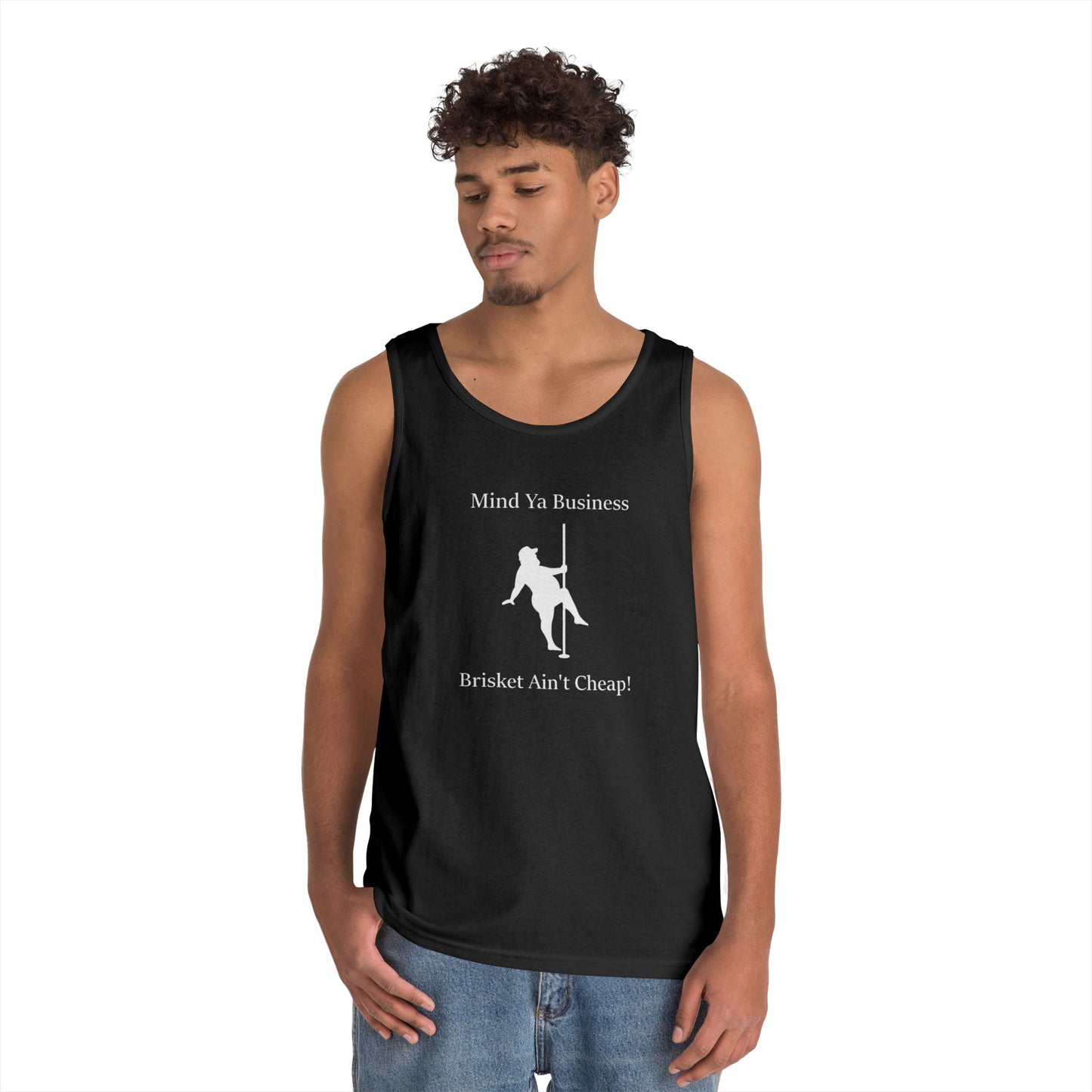 "Mind Ya Business, Brisket Ain’t Cheap" Unisex Tank Top