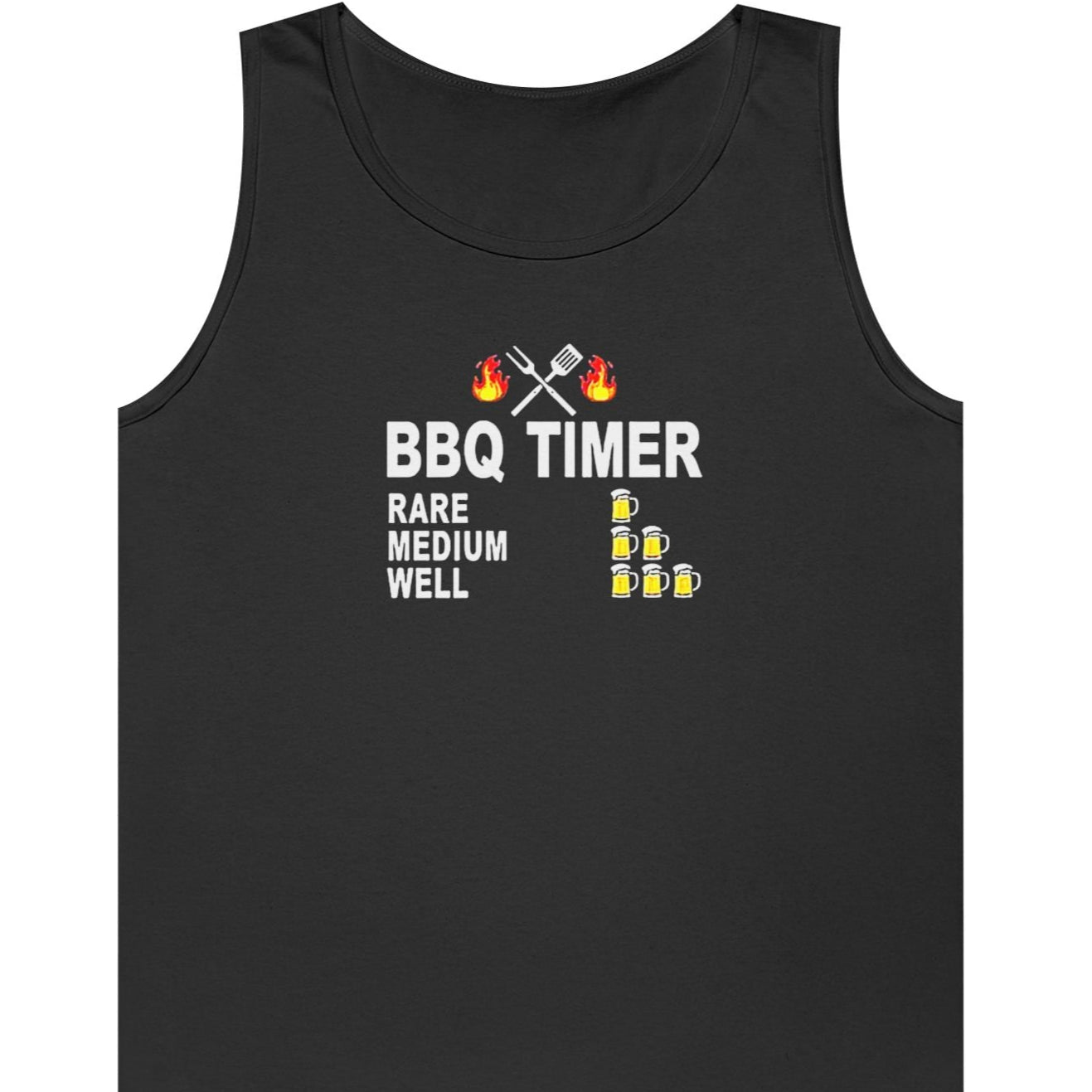 "BBQ Timer" Unisex Tank Top