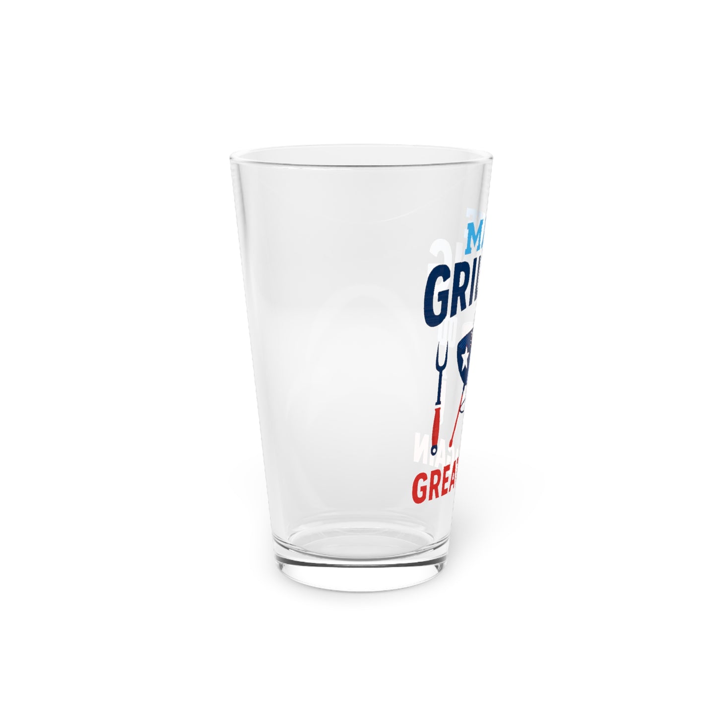 "Make Grilling Great Again" Pint Glass (16oz)
