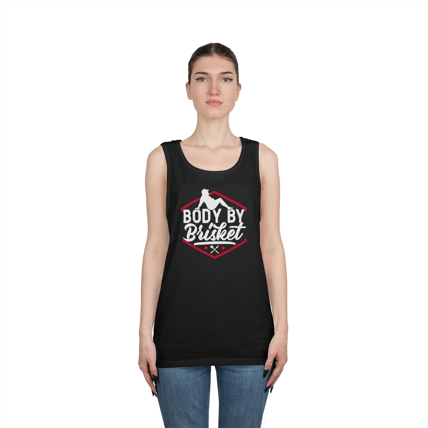 "Body By Brisket" Unisex Tank Top