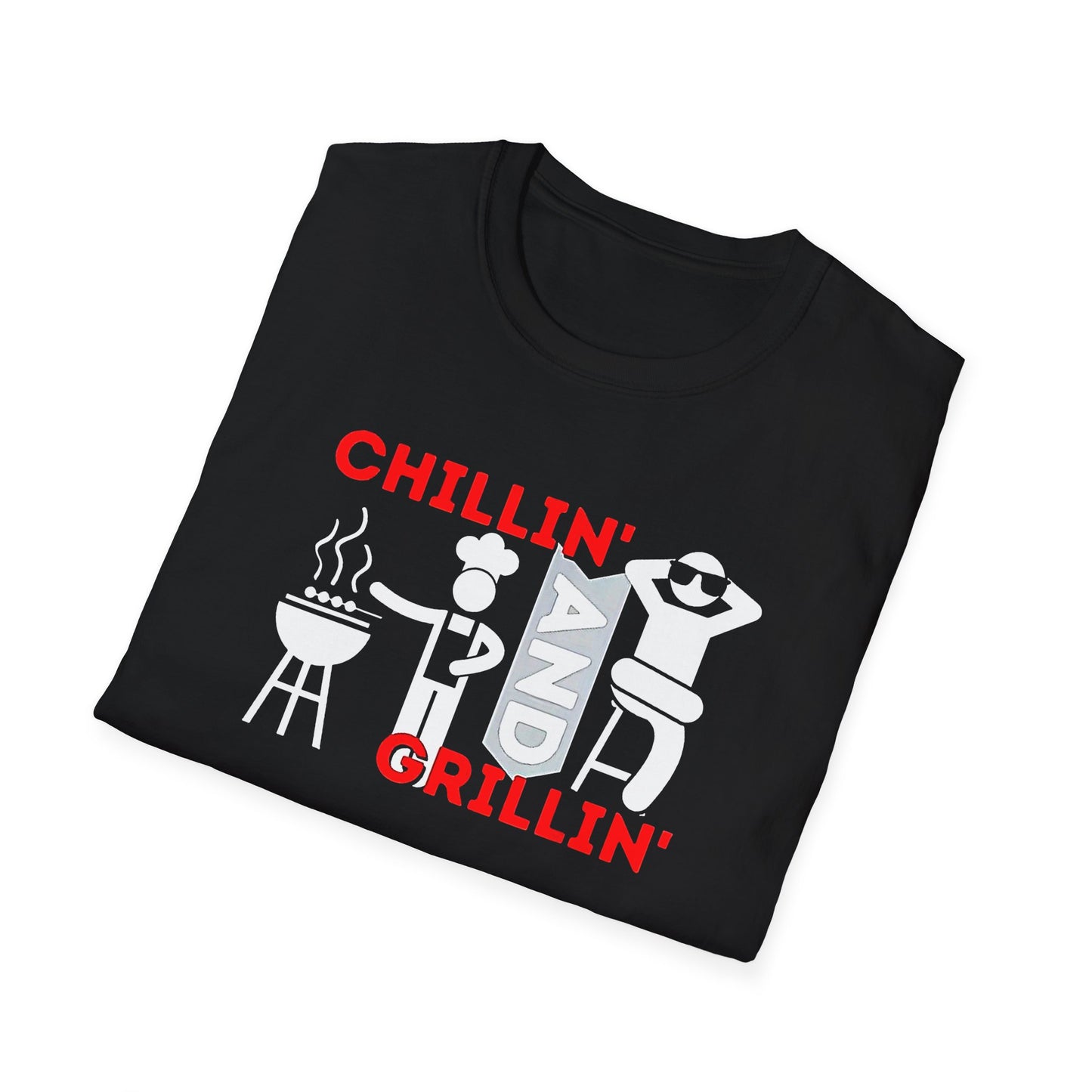 "Chillin and Grillin" Softstyle T-Shirt
