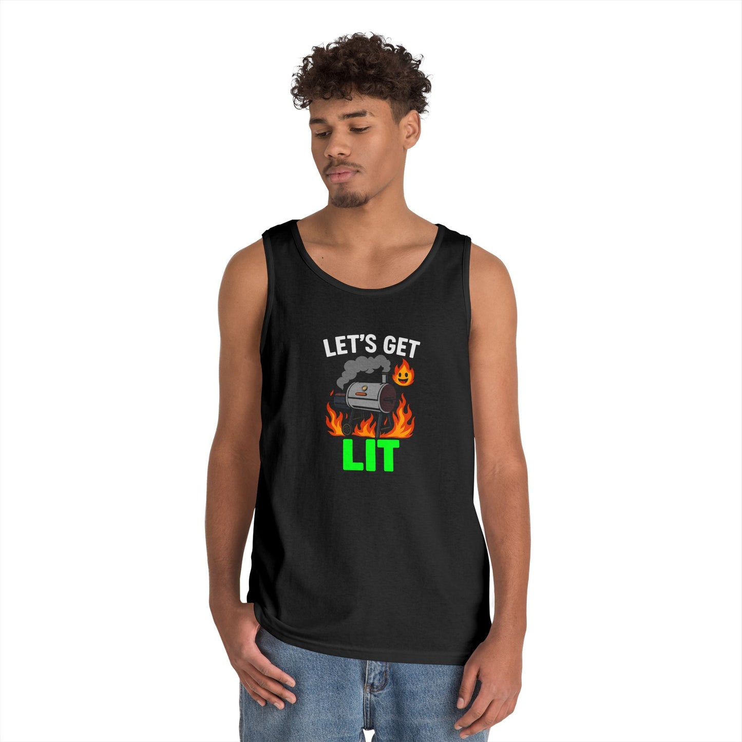 "Let's Get Lit" Unisex Tank Top