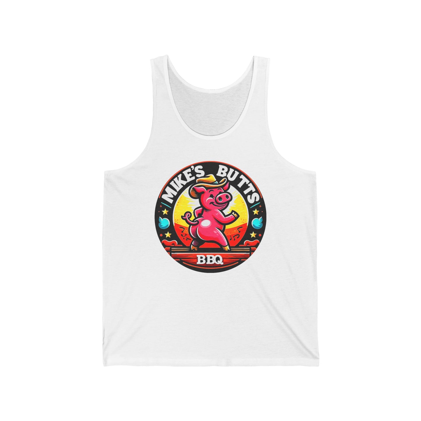 Mike's Butts BBQ Unisex Jersey Tank