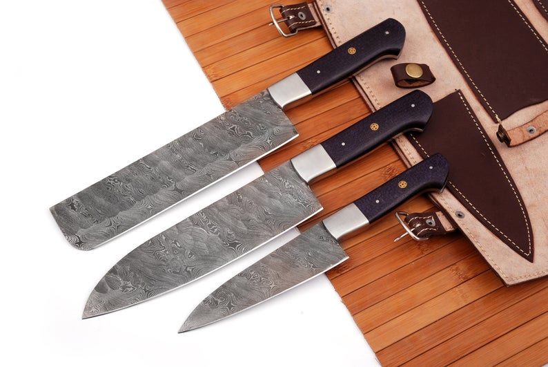 Custom Handmade Damascus Steel Chef Knife | 8-Inch Blade