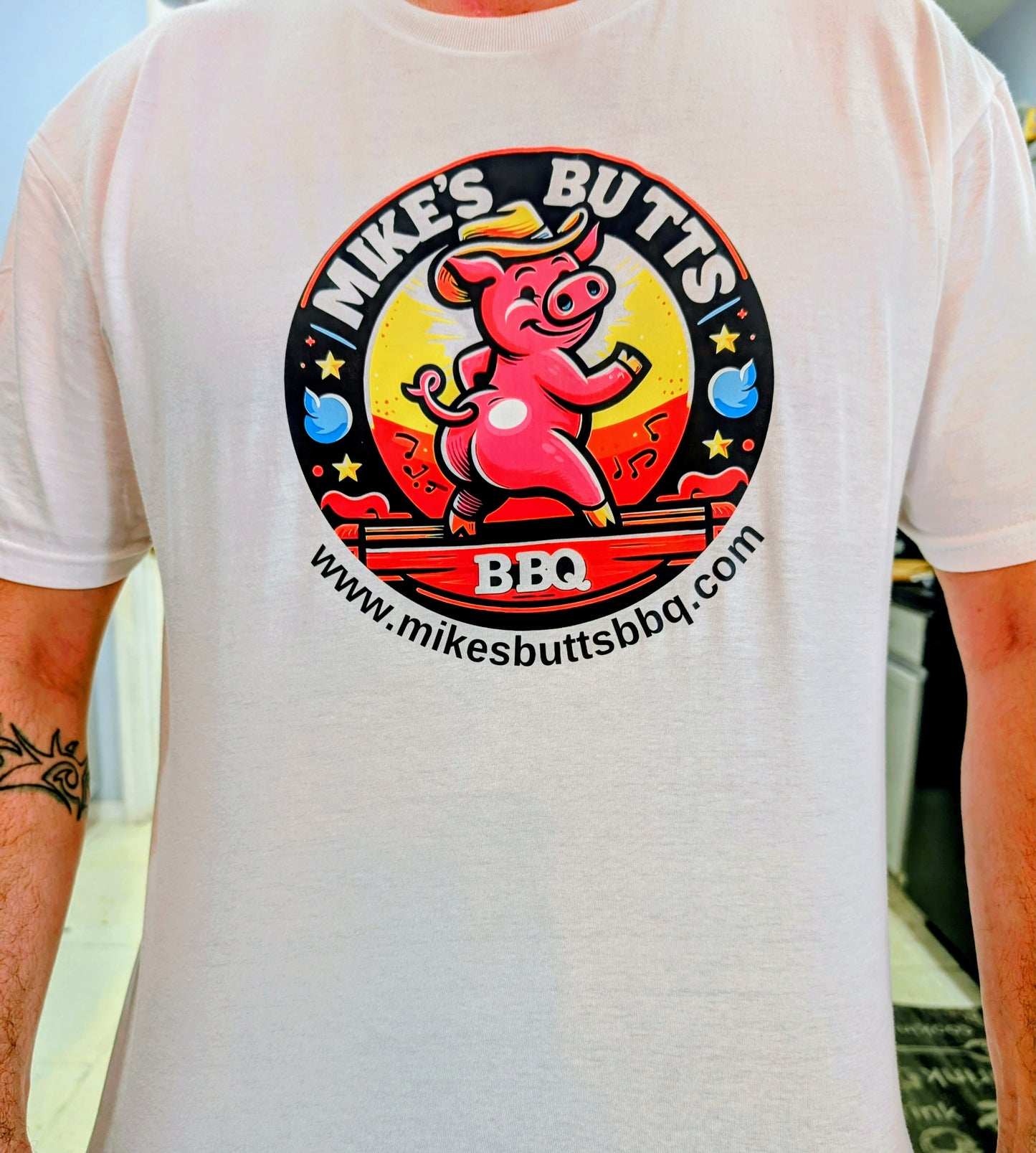 Limited Edition Mike's Butts BBQ "Don’t Scan Me!" Softstyle T-Shirt