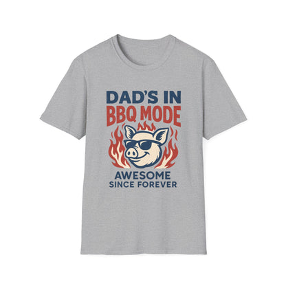 “Dad’s in BBQ Mode” Softstyle T-Shirt