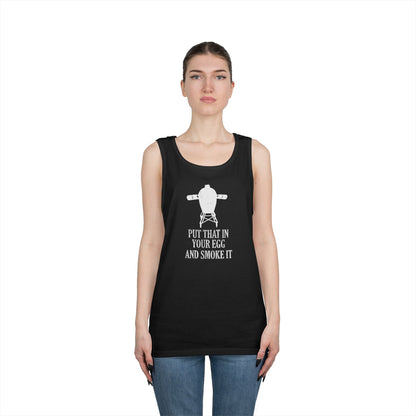 "Put That In Your Egg and Smoke It" Unisex Tank Top