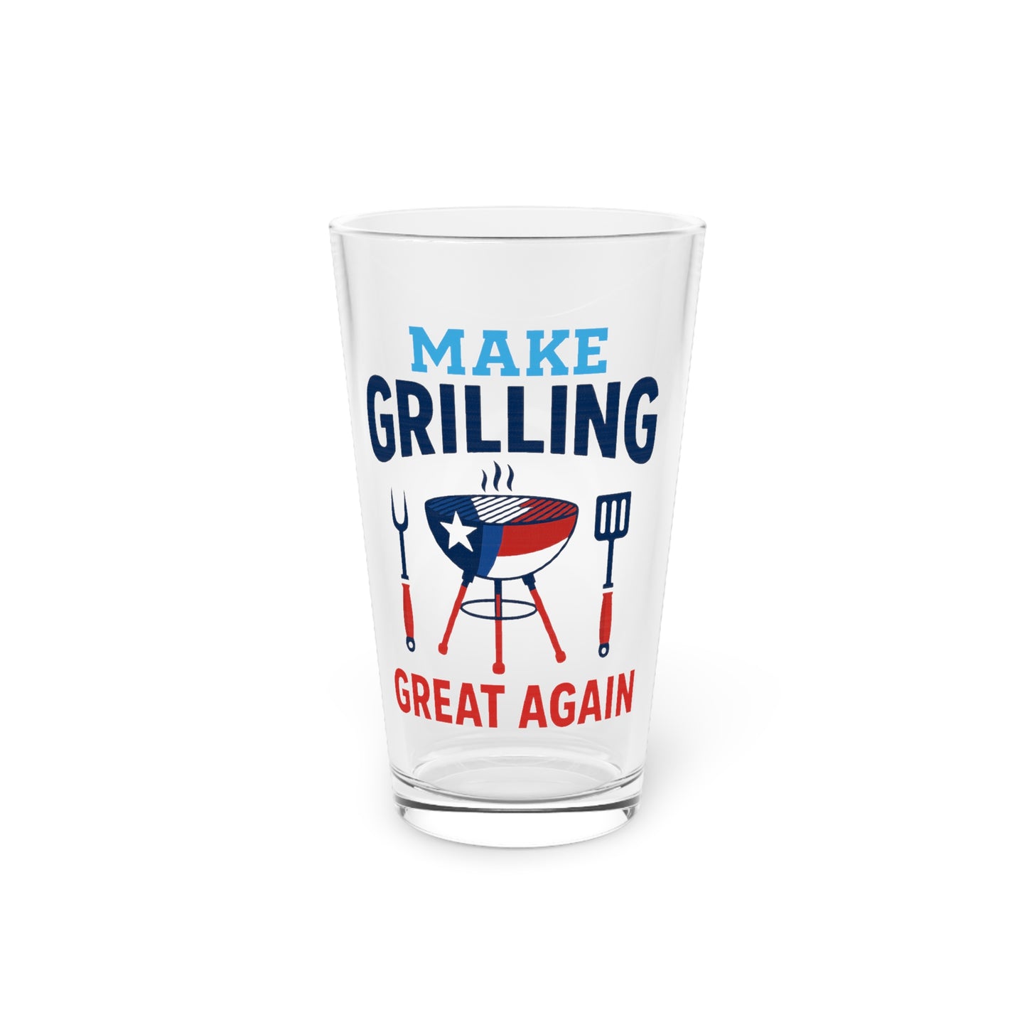 "Make Grilling Great Again" Pint Glass (16oz)