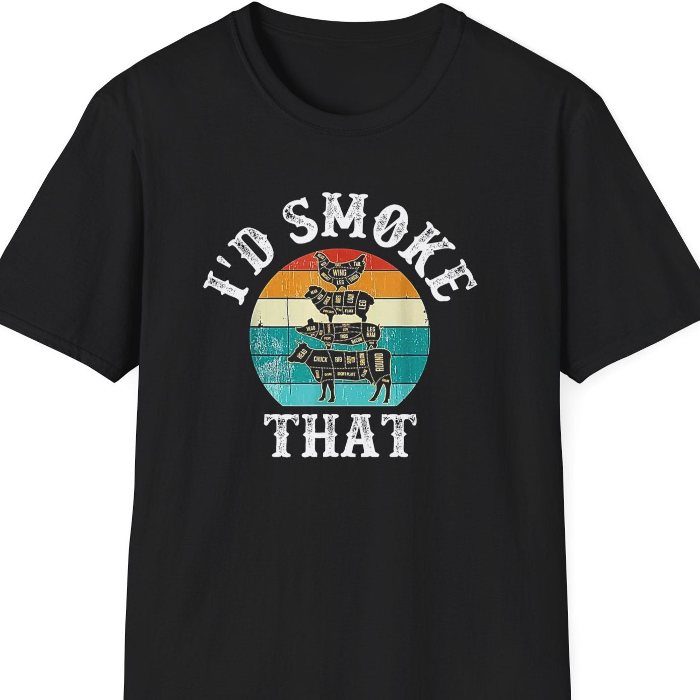 "Body By Brisket"/"I'd Smoke That" T-Shirt Bundle