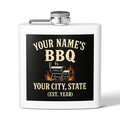 Customizable Stainless Steel Flask – 6 oz