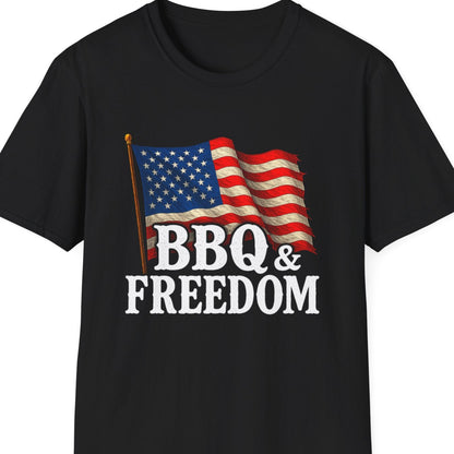 “BBQ and Freedom” Softstyle T-Shirt