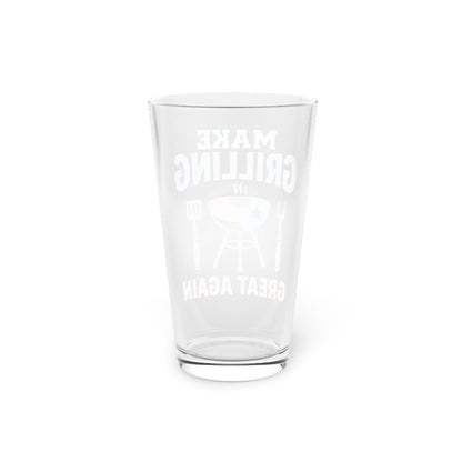 "Make Grilling Great Again" Pint Glass (16oz)