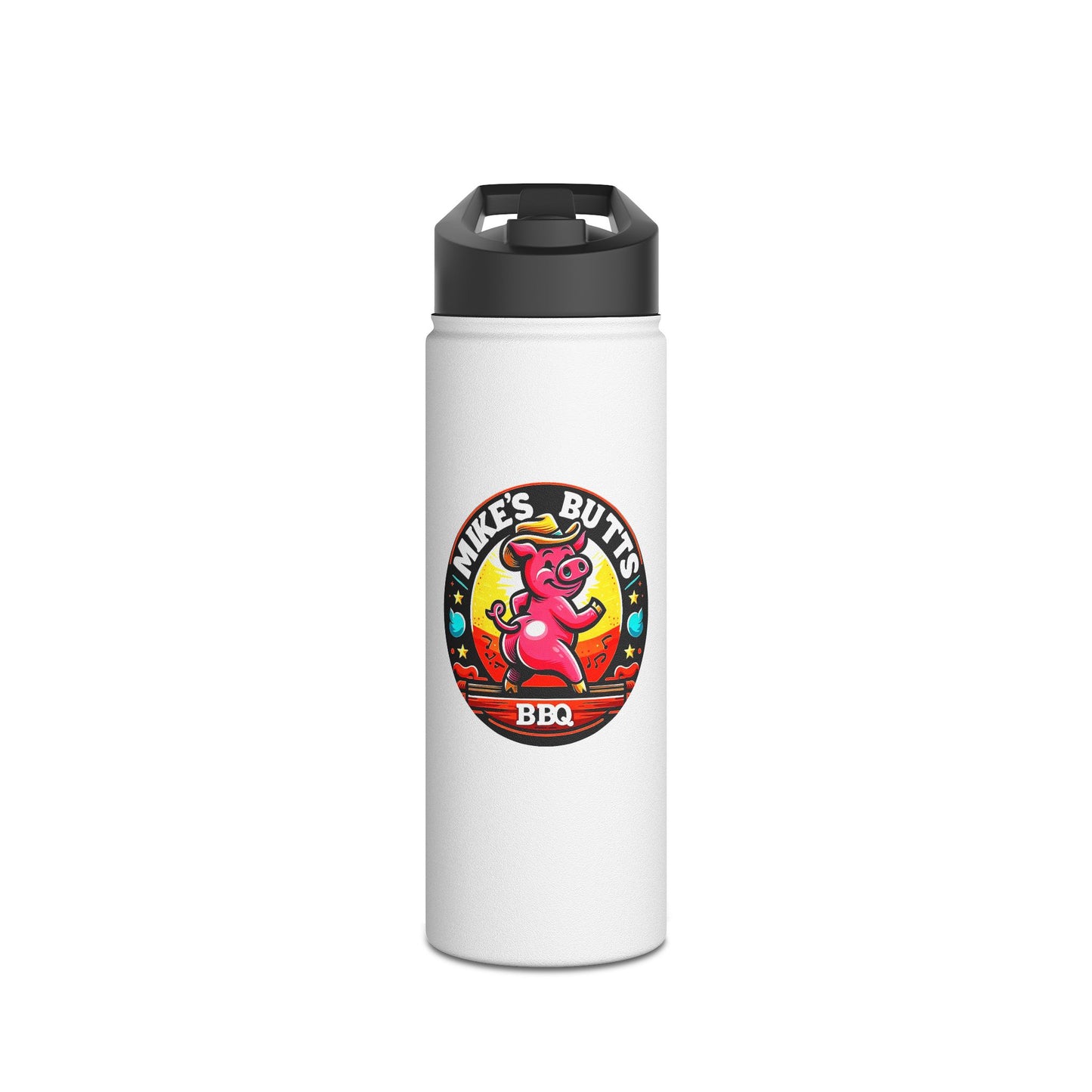 Mike’s Butts BBQ Stainless Steel Water Bottle