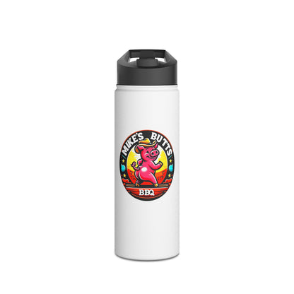 Mike’s Butts BBQ Stainless Steel Water Bottle