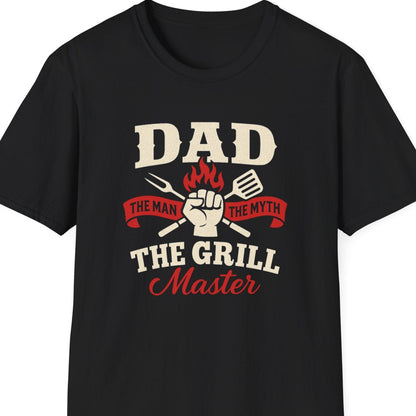 “Dad The Man The Myth The Grill Master” Softstyle T-Shirt