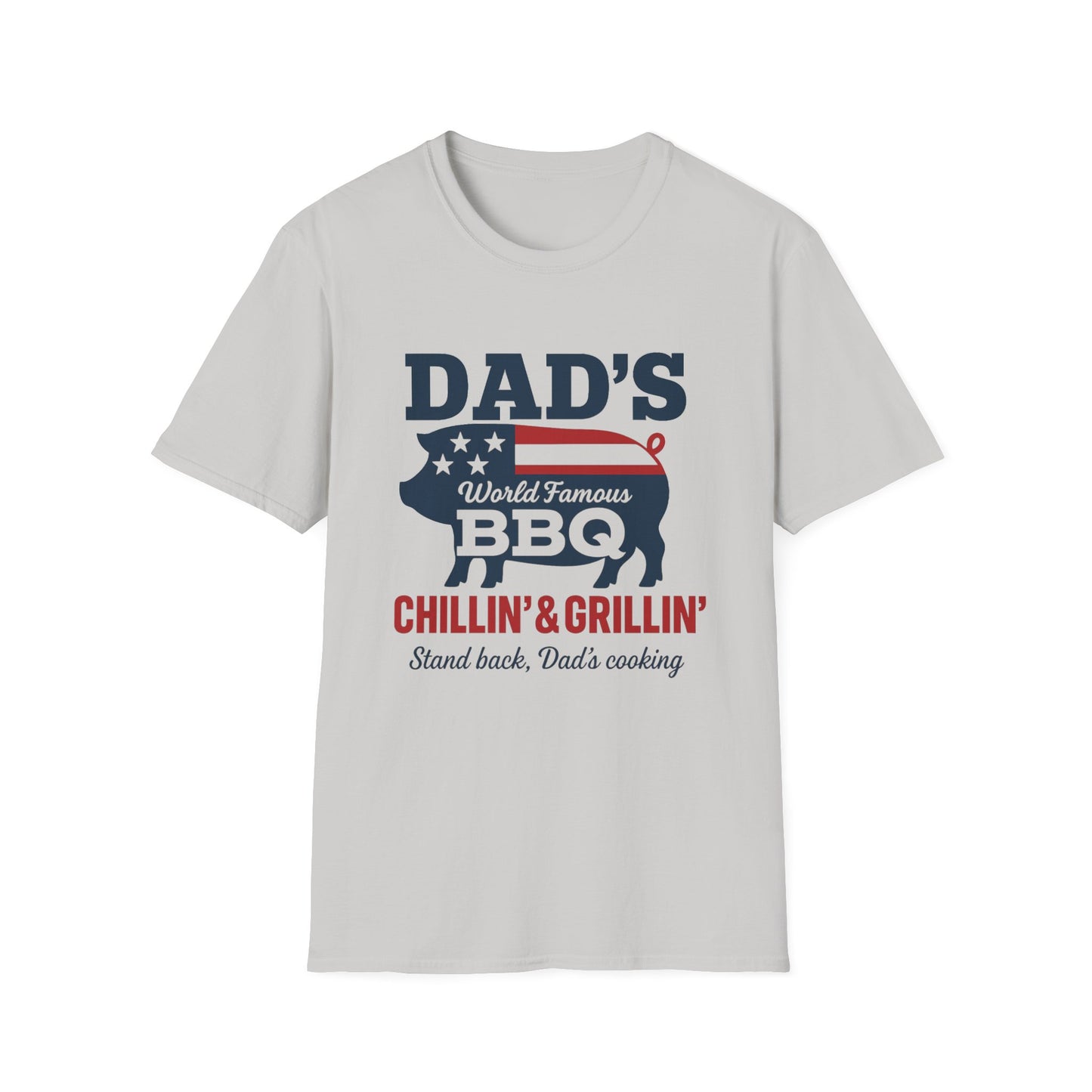 “Dad's BBQ Chillin and Grillin” Softstyle T-Shirt