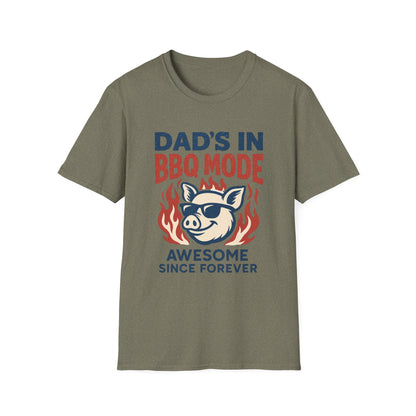 “Dad’s in BBQ Mode” Softstyle T-Shirt