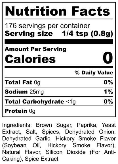 Hi-West Hickory Bacon BBQ Seasoning