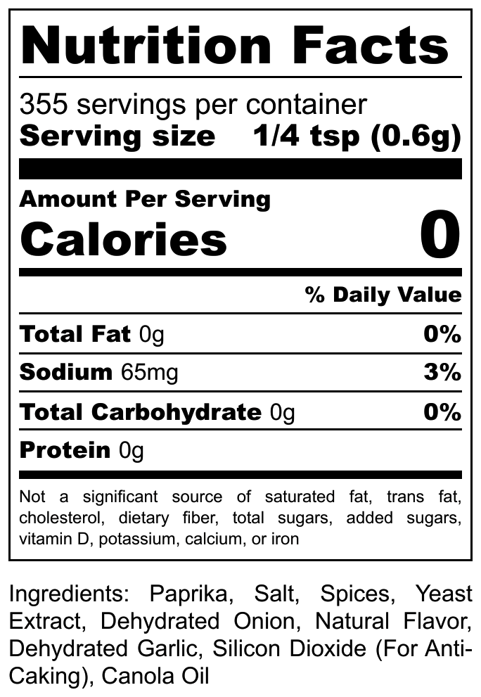 Hi-West Louisiana Blackened Seasoning