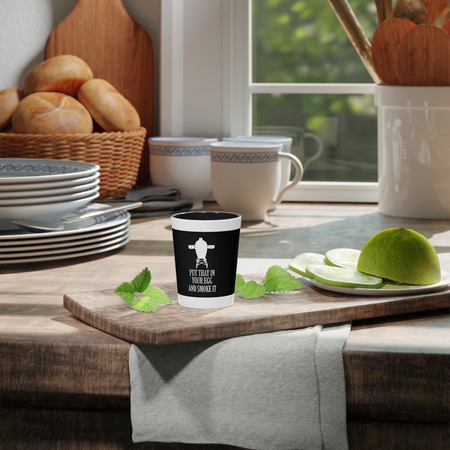 "Put That In Your Egg and Smoke It" Shot Glass – 1.9 oz