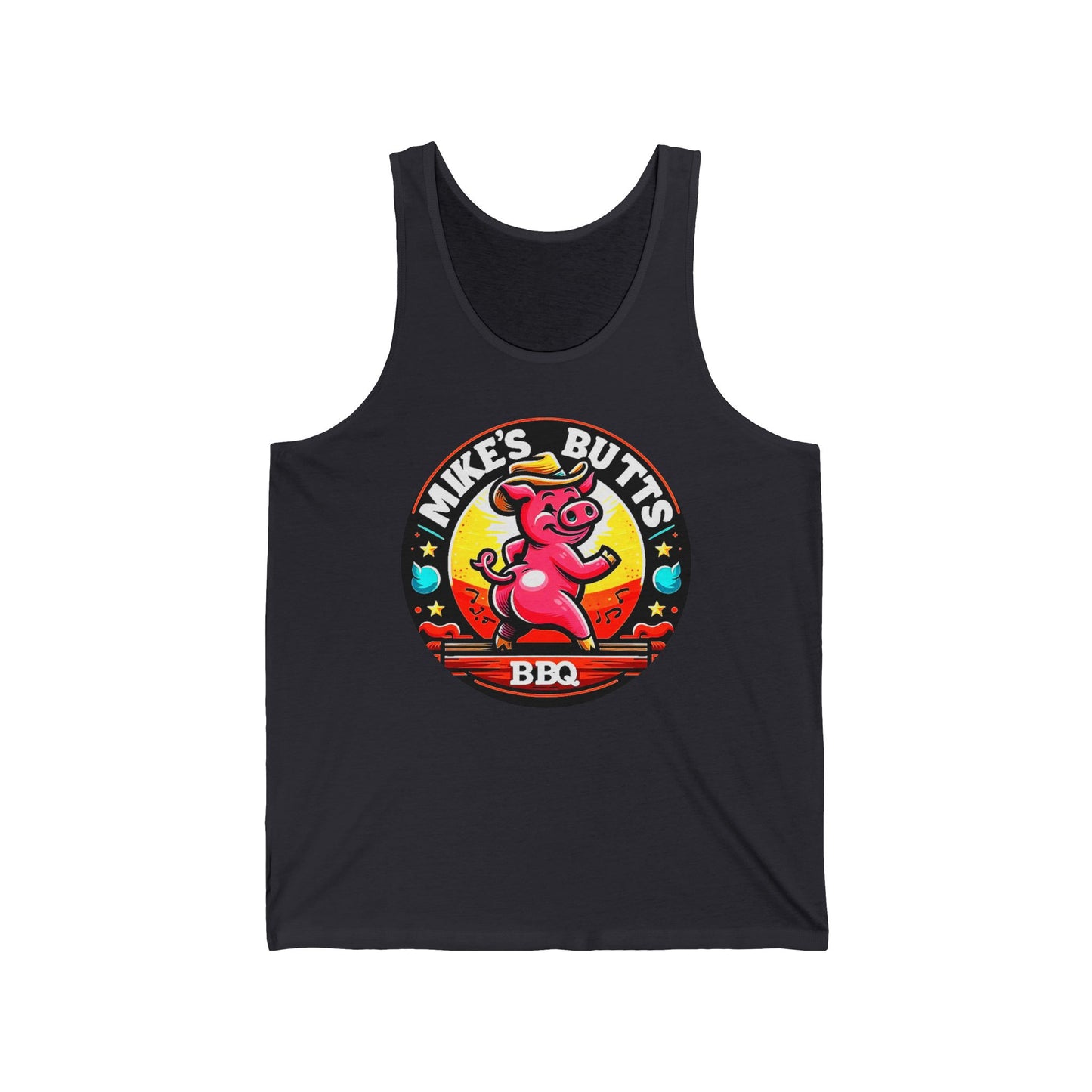 Mike's Butts BBQ Unisex Jersey Tank