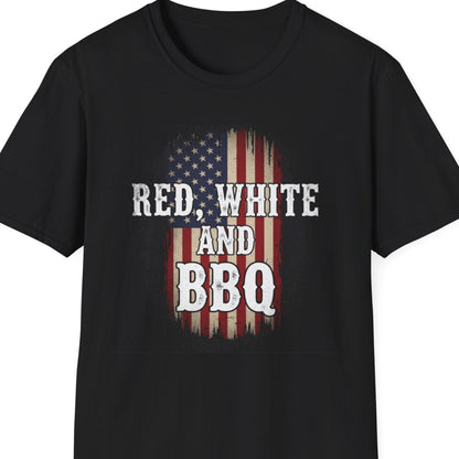 “Red, White and BBQ” Softstyle T-Shirt