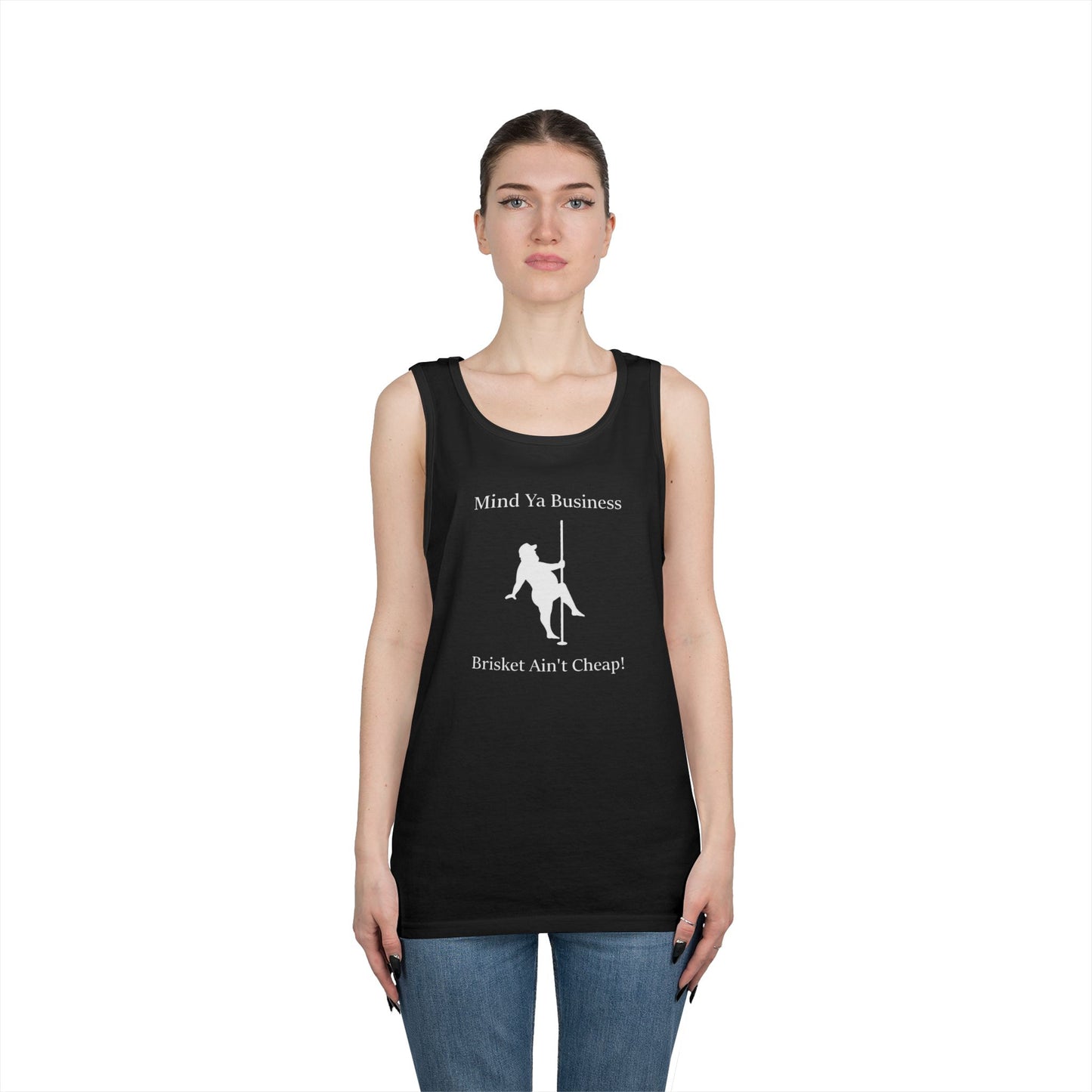 "Mind Ya Business, Brisket Ain’t Cheap" Unisex Tank Top