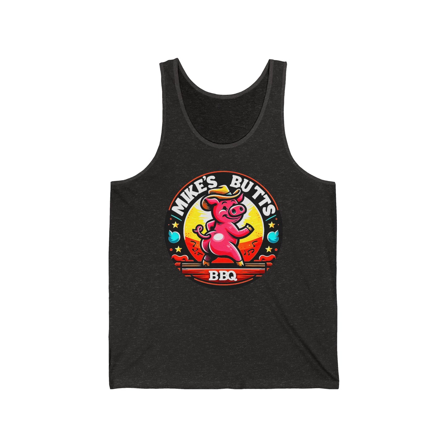 Mike's Butts BBQ Unisex Jersey Tank