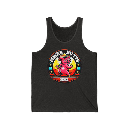 Mike's Butts BBQ Unisex Jersey Tank