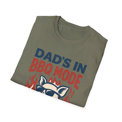 “Dad’s in BBQ Mode” Softstyle T-Shirt