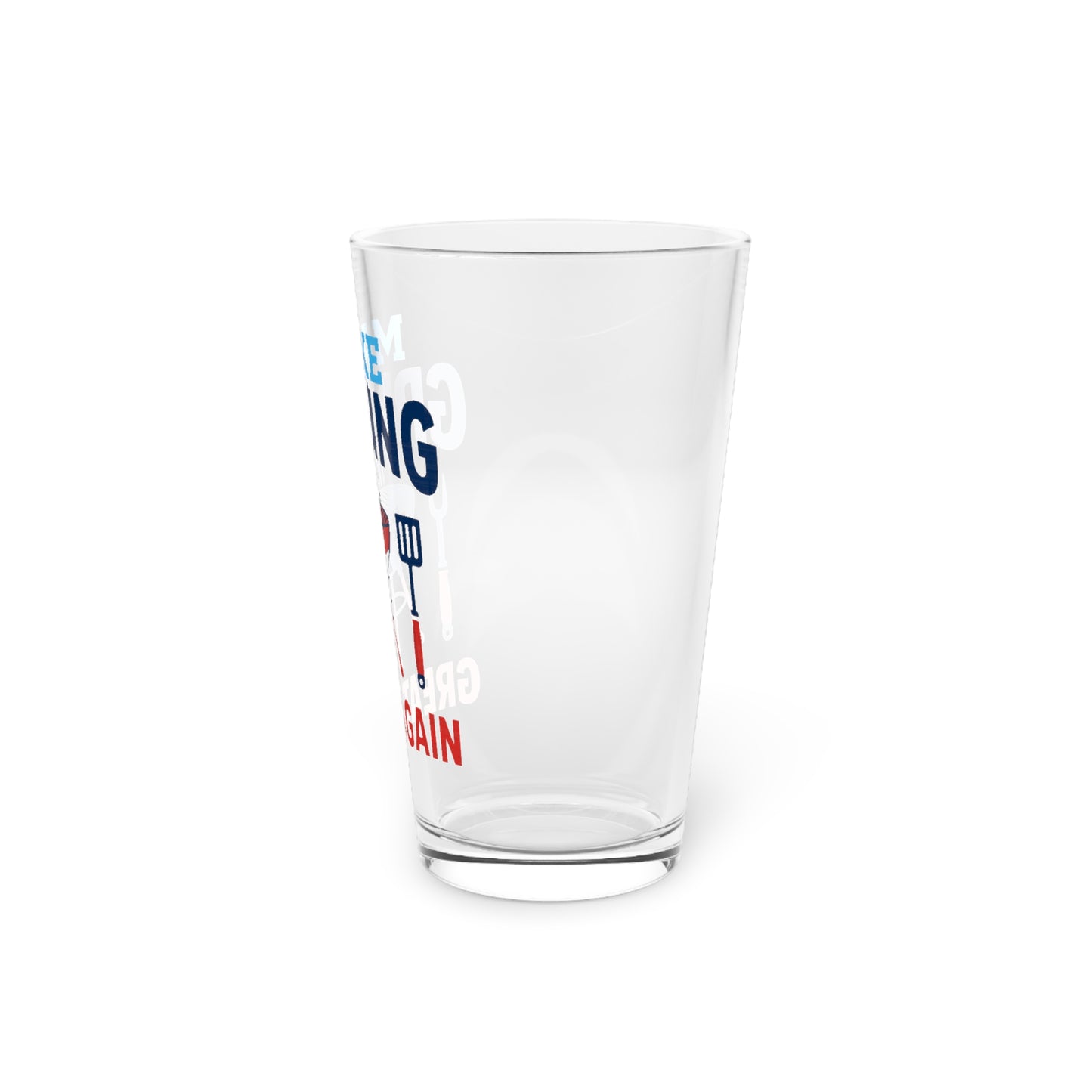 "Make Grilling Great Again" Pint Glass (16oz)