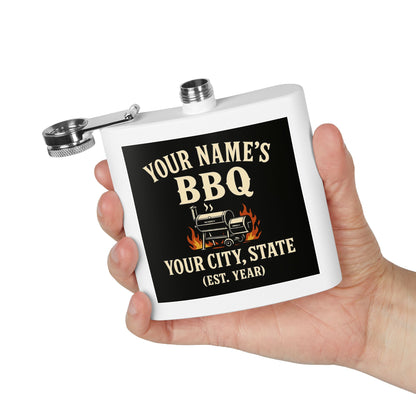 Customizable Stainless Steel Flask – 6 oz