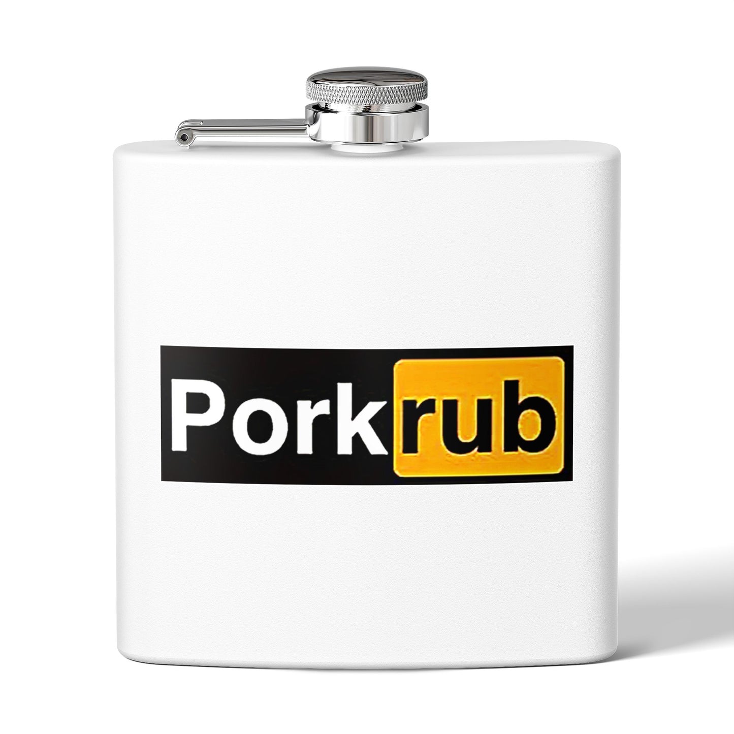 "Pork Rub" Stainless Steel Flask - 6oz