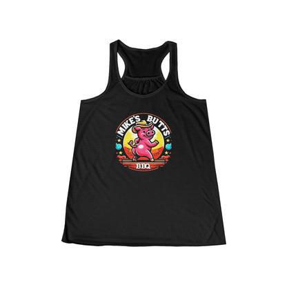 Playful BBQ Tank Top for Women, Fun Flowy Racerback, Summer BBQ Party Shirt, Flirty & Comfortable, Gift for BBQ Lovers