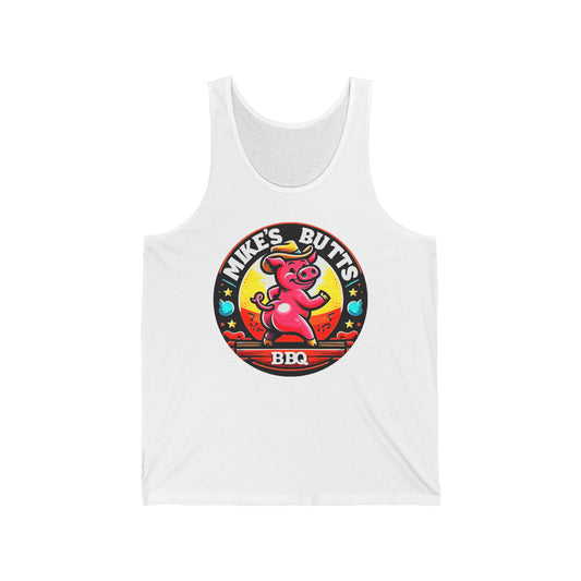 Mike's Butts BBQ Unisex Jersey Tank