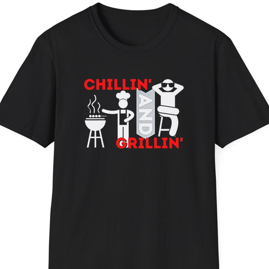 "Chillin and Grillin" Softstyle T-Shirt