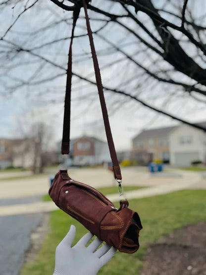 Custom Handmade J2 Steel 5-Piece Kitchen Knife Set with G10 Handle and Steel Bolster - Premium Chef Knives with Leather Roll Kit