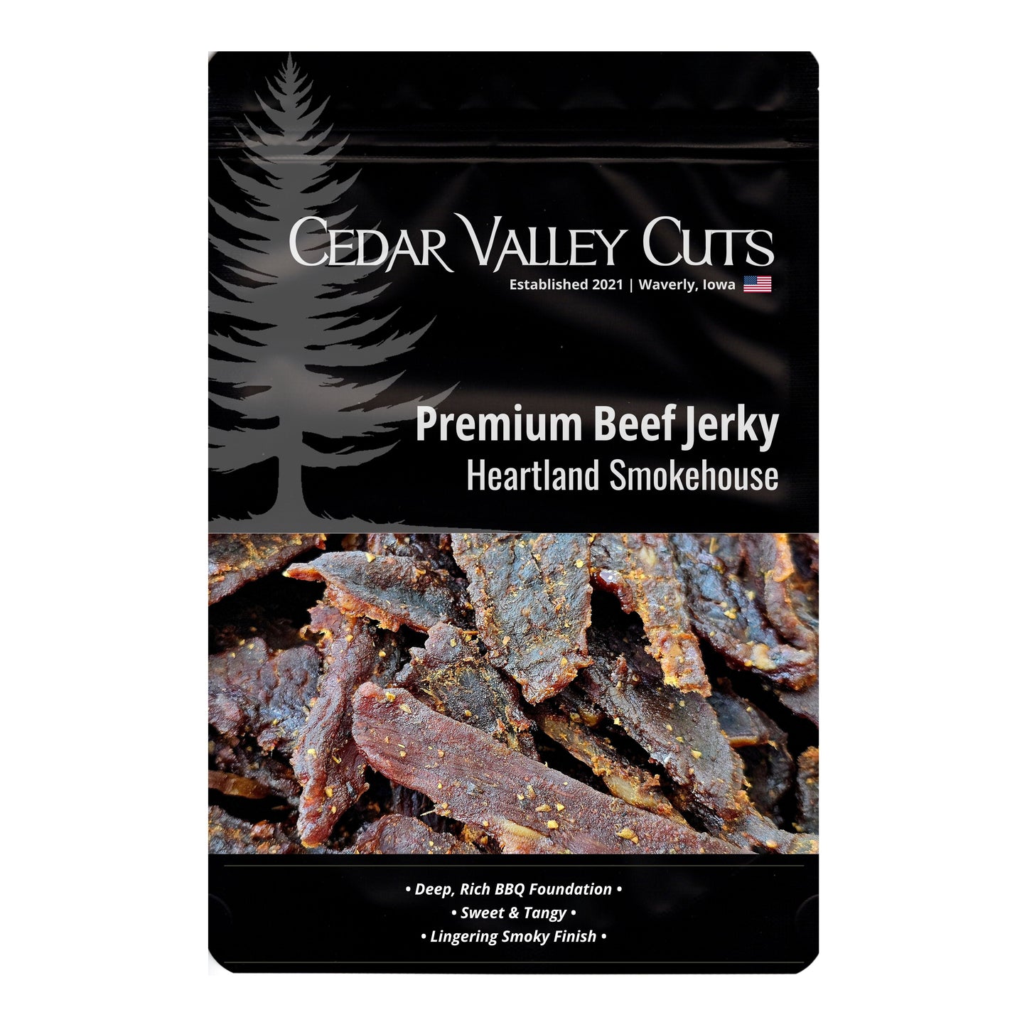 Heartland Smokehouse BBQ Premium Beef Jerky