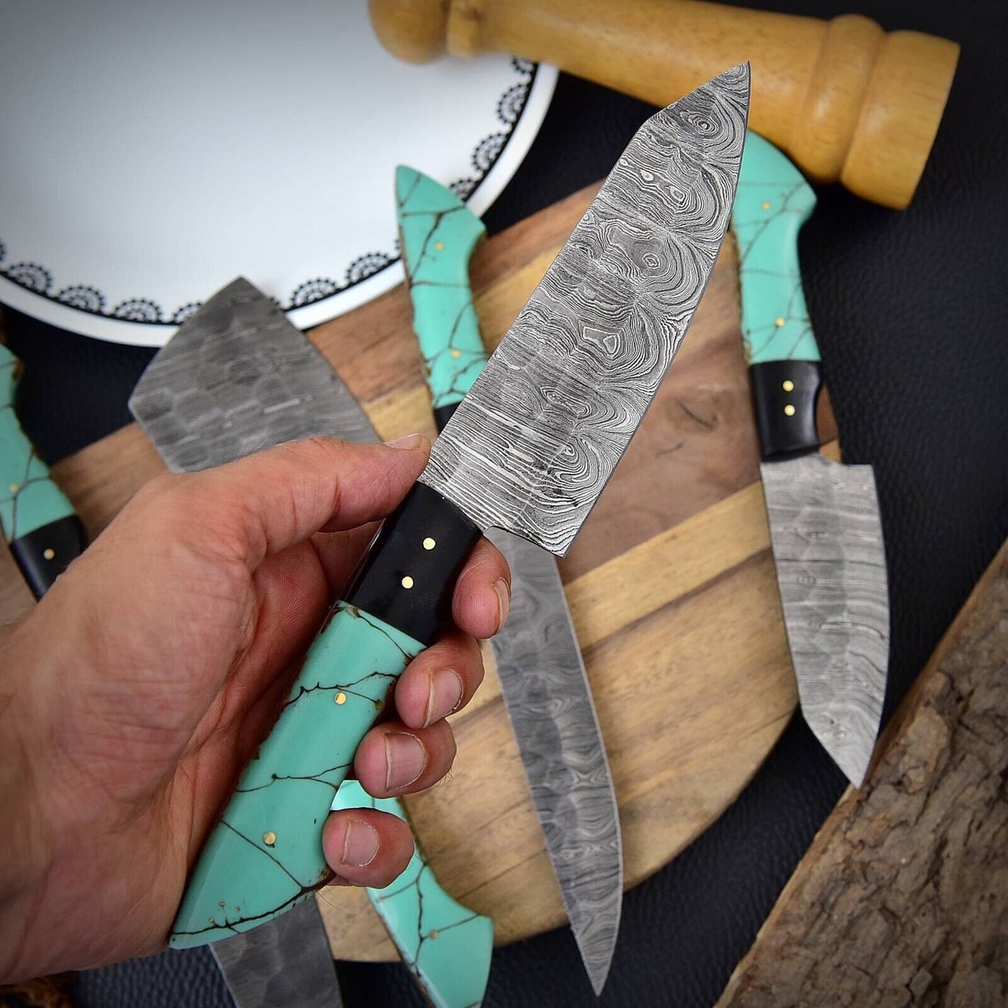 Best Chef Knife Damascus - Custom Handmade Quality