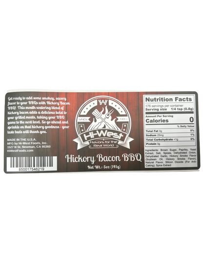 Hi-West Hickory Bacon BBQ Seasoning