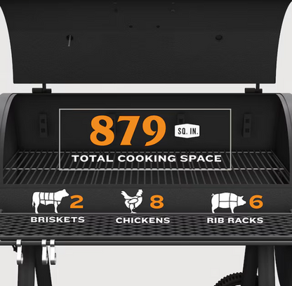 Oklahoma Joe’s Offset Smoker Rental (1, 2 and 3 Day Packages Available)