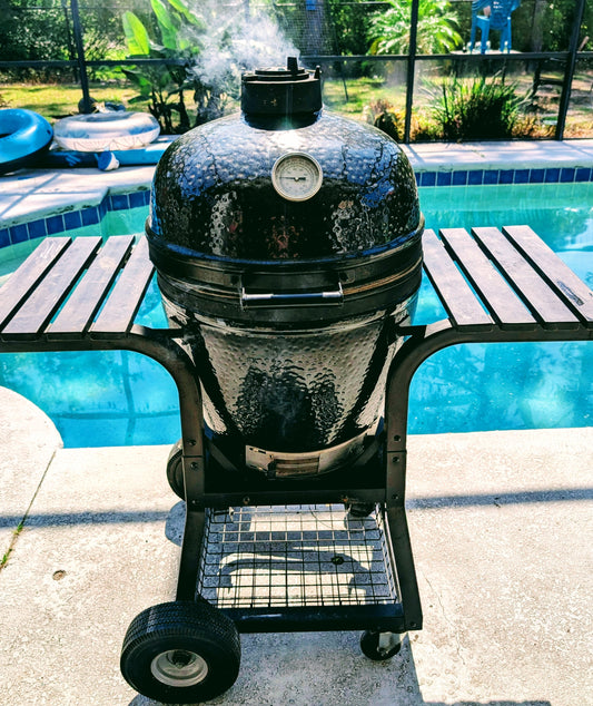 20" Egg Style Ceramic Grill Rental (1, 2 and 3 Day Packages Available)