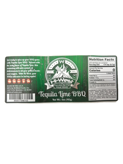 Hi-West Tequila Lime BBQ Seasoning